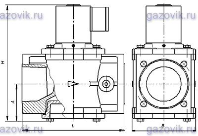 Клапаны фланцевые